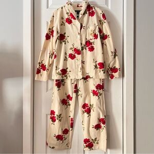 Lauren Ralph Lauren Fleece Floral Pajama Set